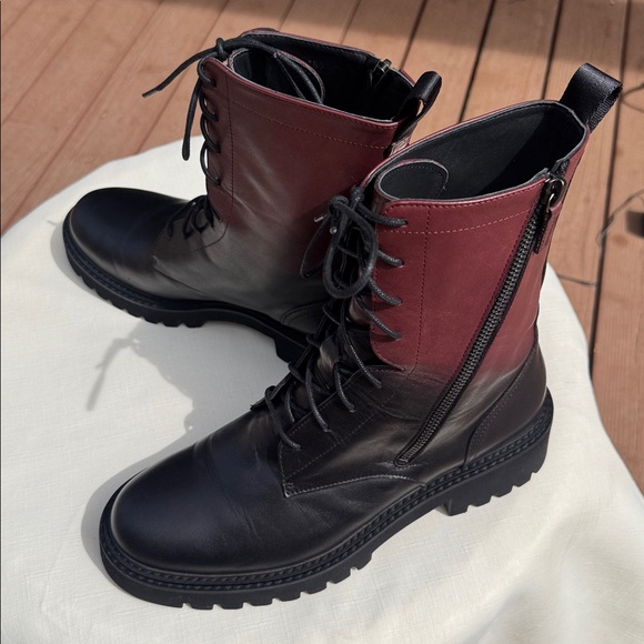 Homers Artisan Leather Combat Boots – Made in Spain – Size 40EU/8US men’s main image 4